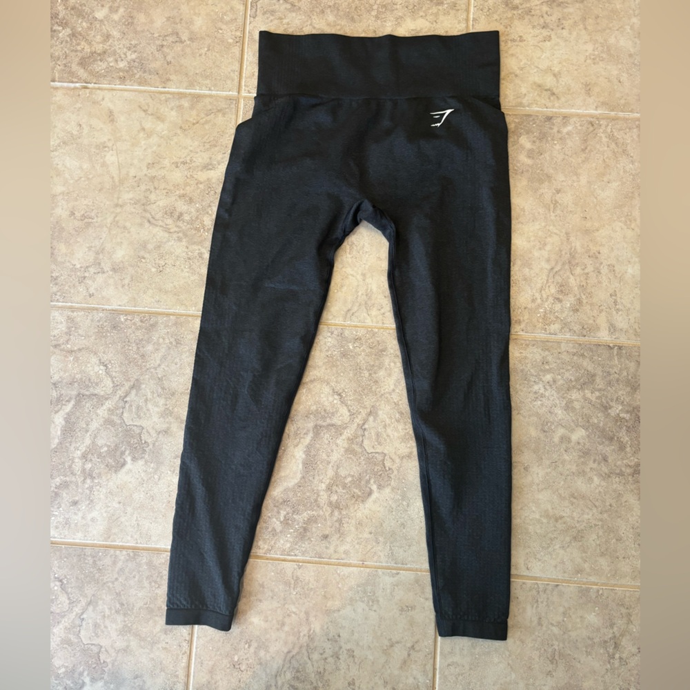 GYMSHARK VITAL SEAMLESS 2.0 LEGGINGS in Black